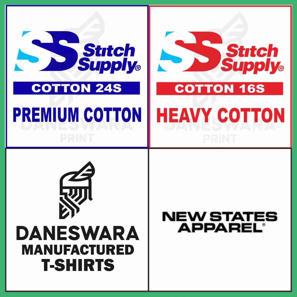 Jenis bahan kaos Daneswara Print